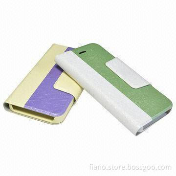 Leather Cases for iPhone 5S, Customized Colors Available